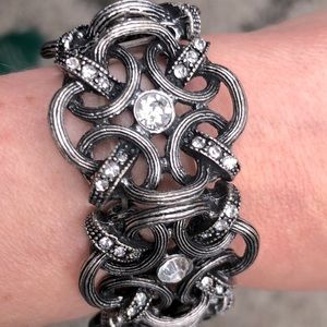 Premier Designs Jewelry- Stretch Bracelet | Color: Silver